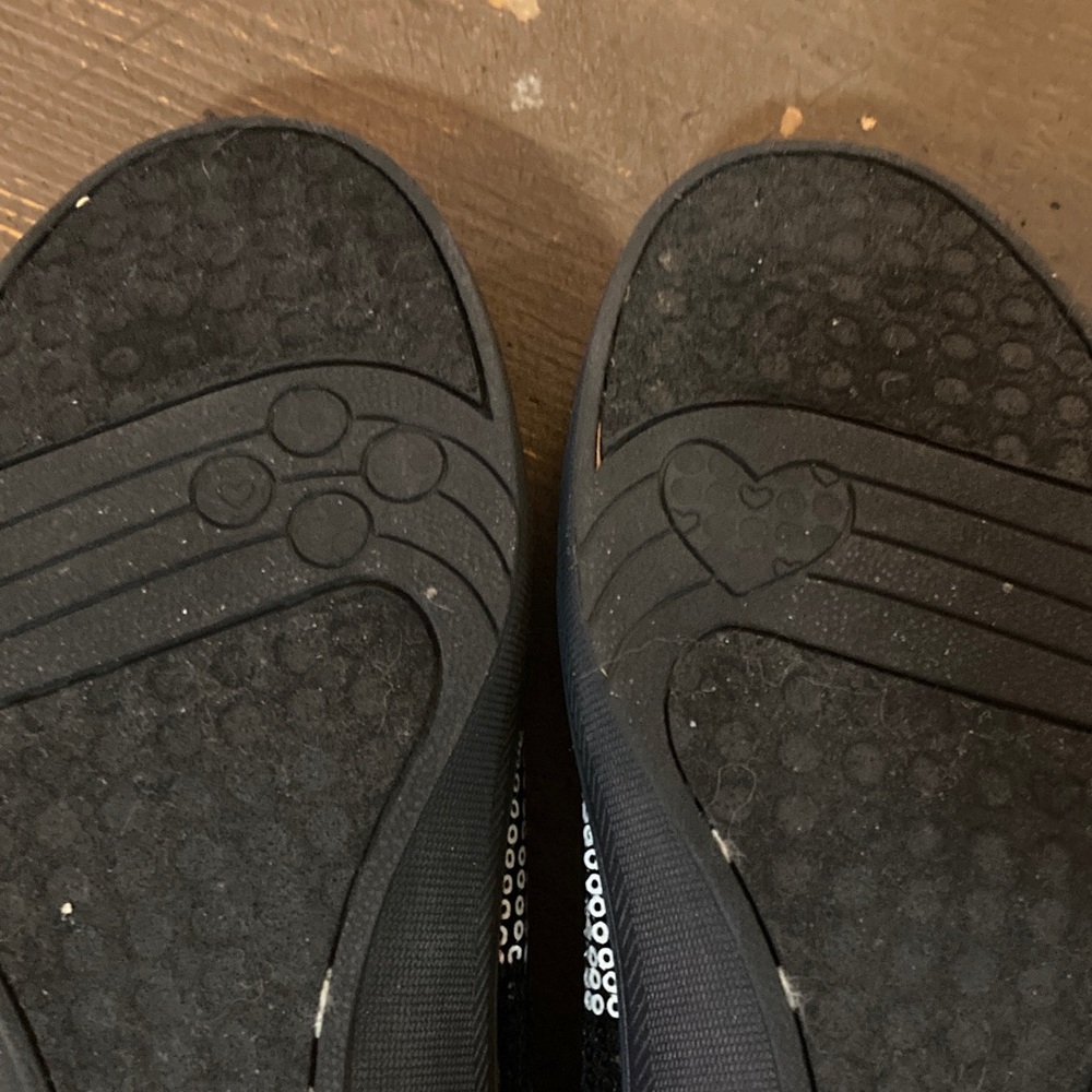Keds Black Flats with White Studded Check Pattern - Picture 5 of 6